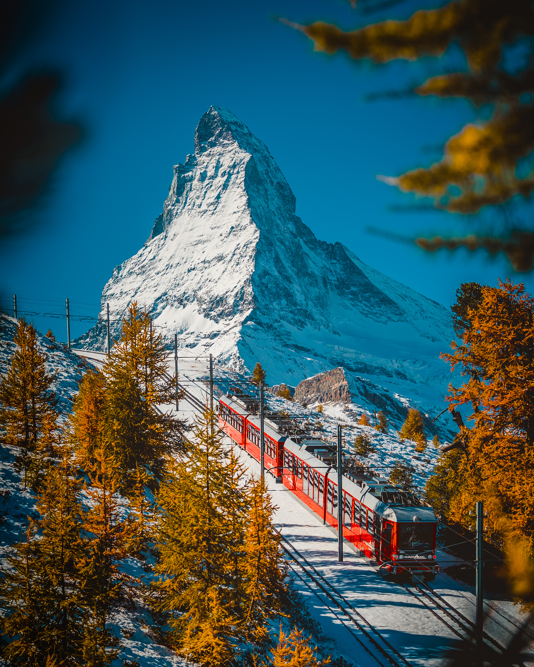 Gornergrat railway Matterhorn