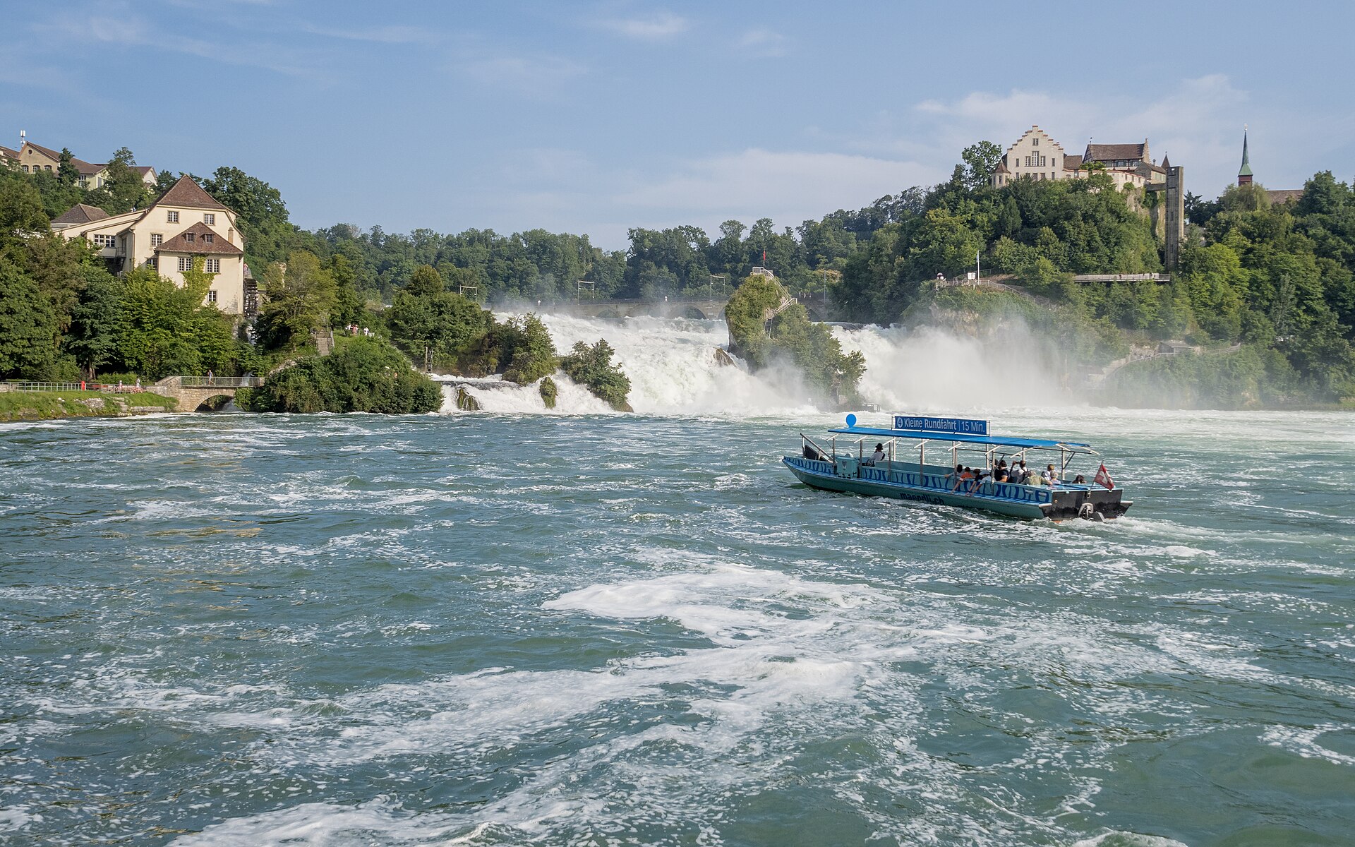 Rhine Falls boat