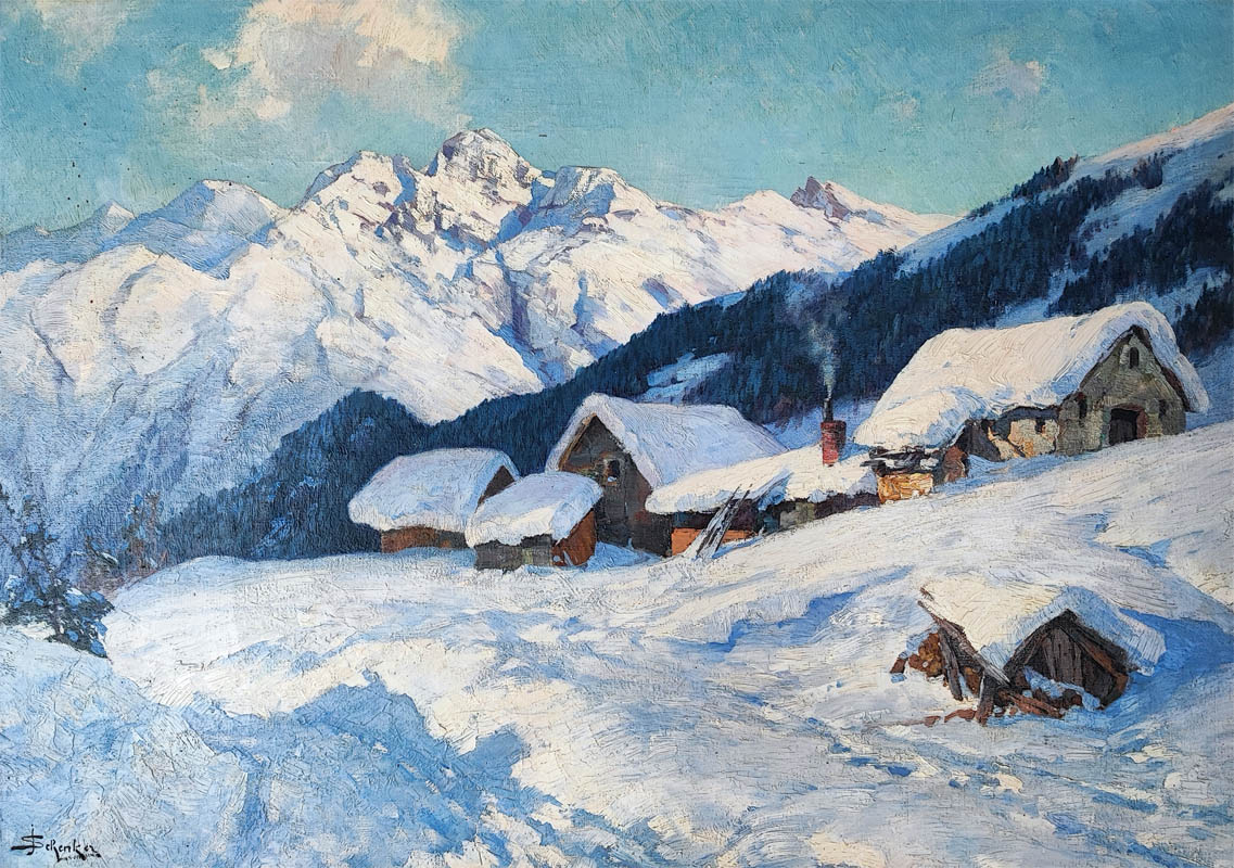 Engadine valley Switzerland