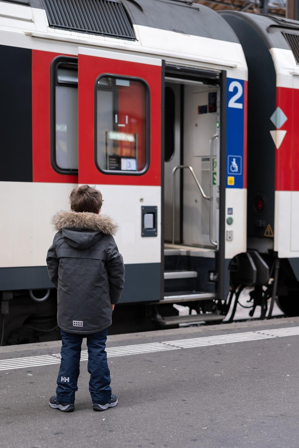 A Swiss Federal Railways train