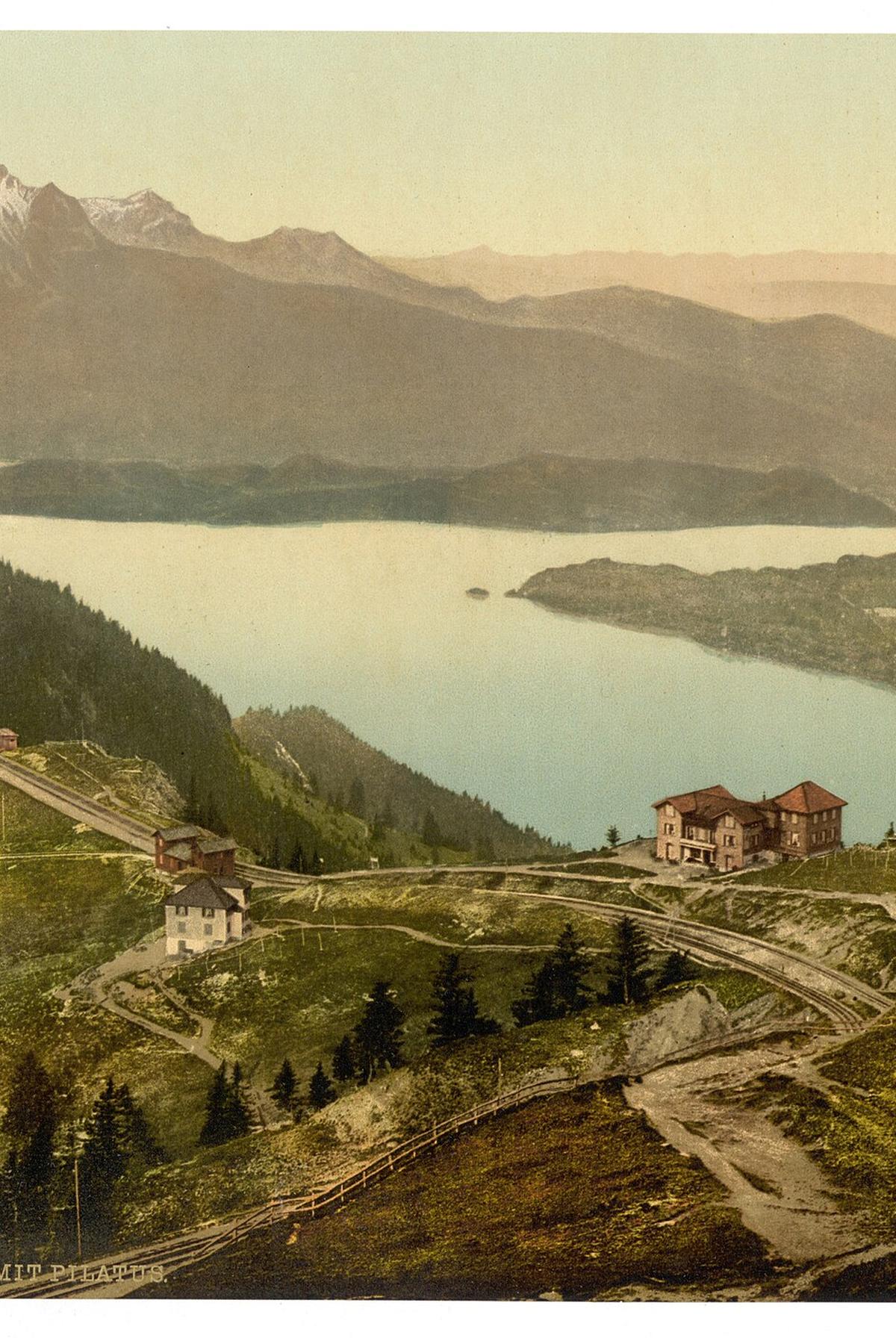 Mount Pilatus above Lucerne