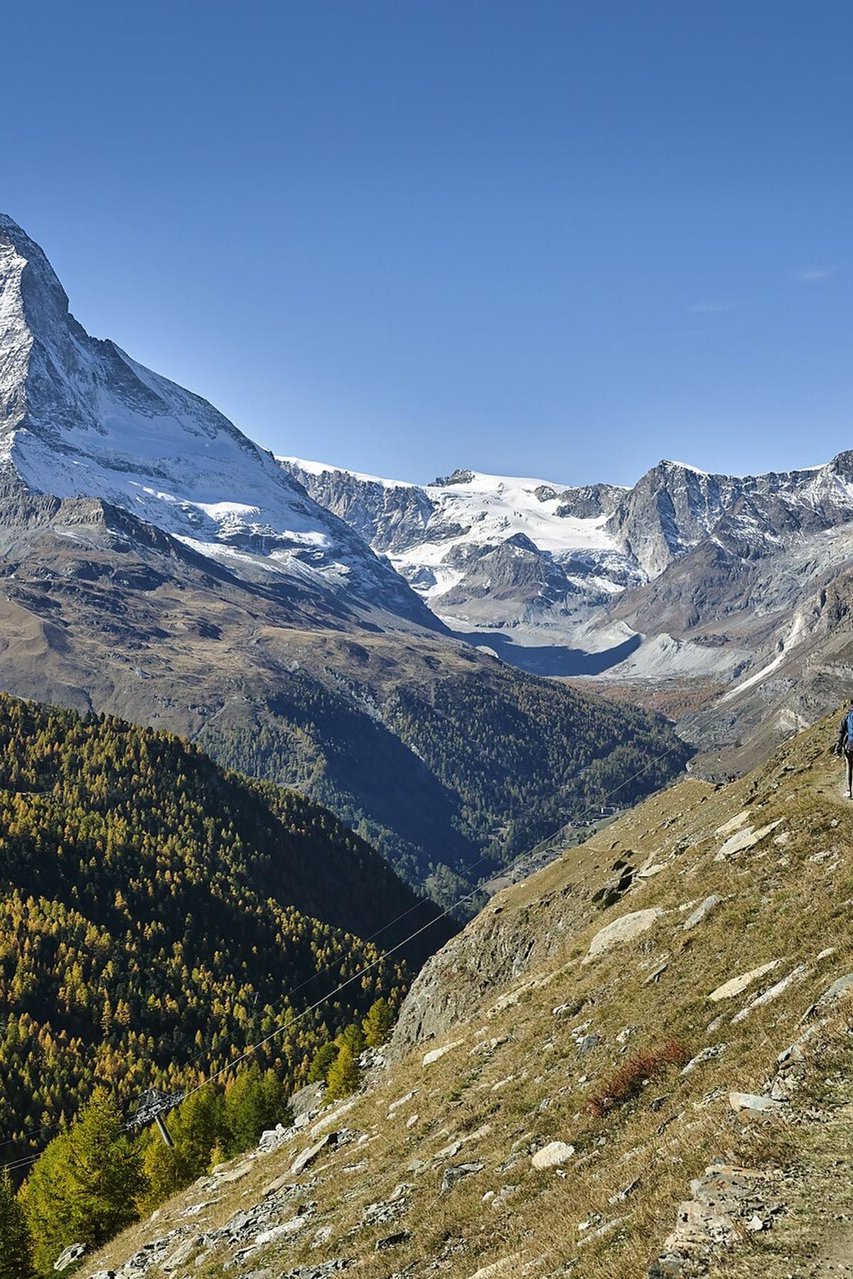 The Matterhorn above Zermatt