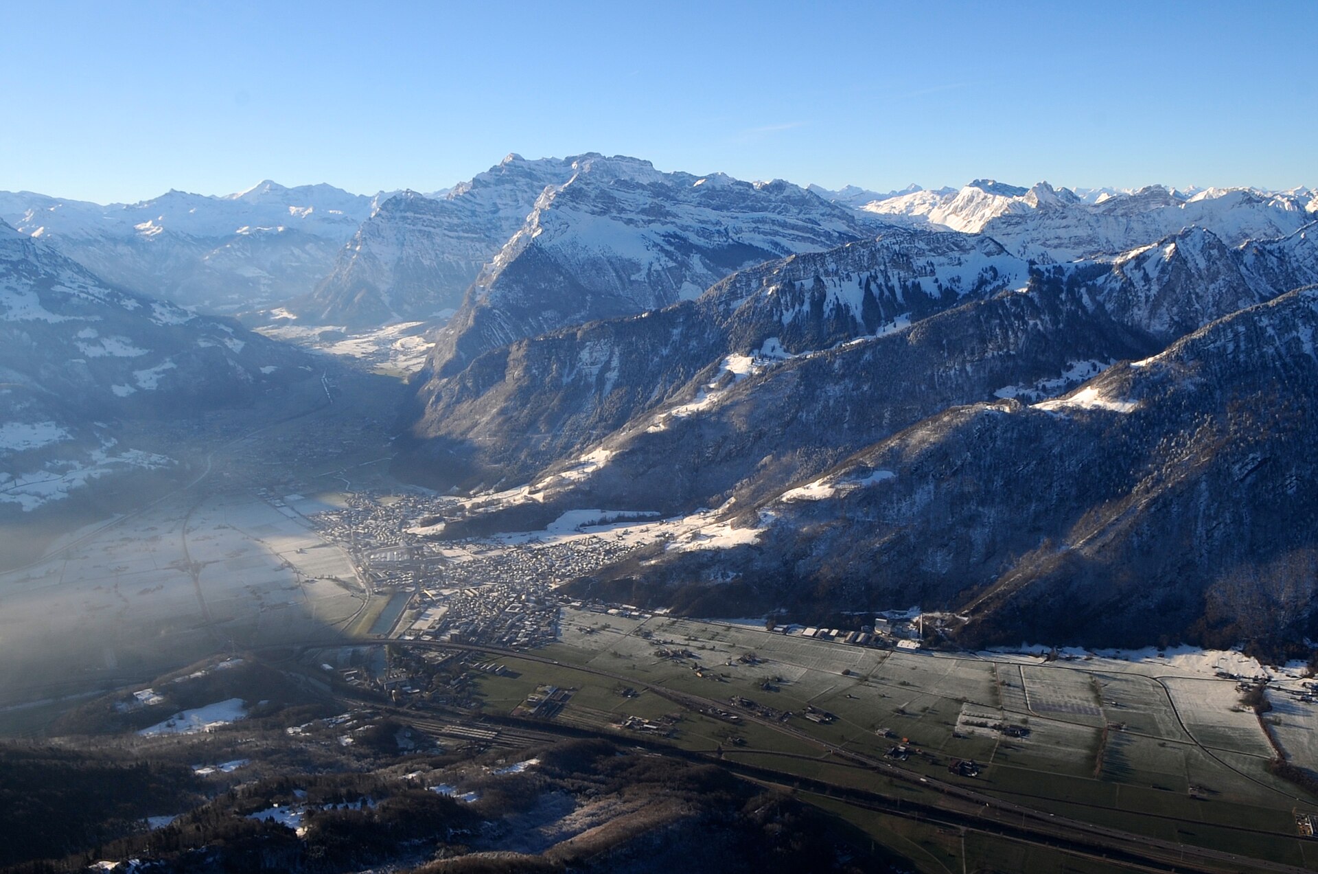 Swiss mountain village